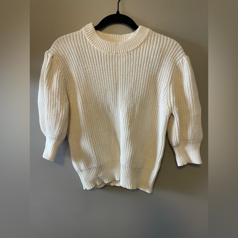 REBECCA MINKOFF PUFF SLEEVE SWEATER SIZE SMALL